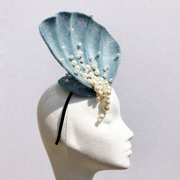 Blush Venus's Pearls Shell Fascinator