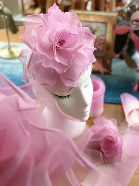 YUANLILONDON Hat Flower making class millinery workshops London Bridal Wedding hats fascinators love headband spring summer race royal ascot