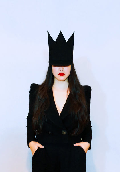 Basquiat King Crown Fur Felt Cap