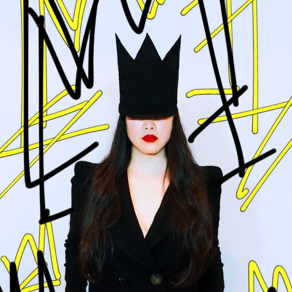 Basquiat King Crown Fur Felt Cap