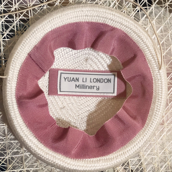 Peony Dream Silk Flowers Saucer Hat