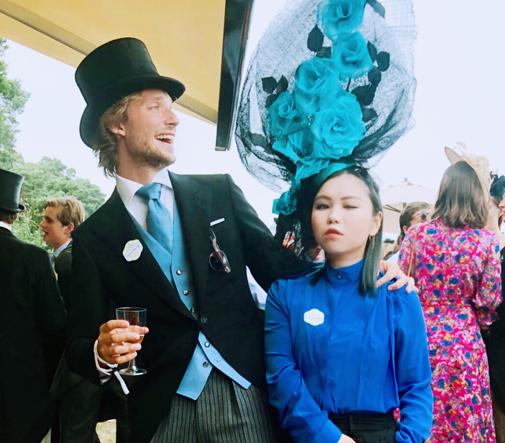 YUAN LI LONDON Millinery at HUNTSMAN's Royal Ascot 2018 Closing Party