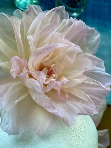 Hand Dyed Rose and Peony Flower Making 1 day Private Class